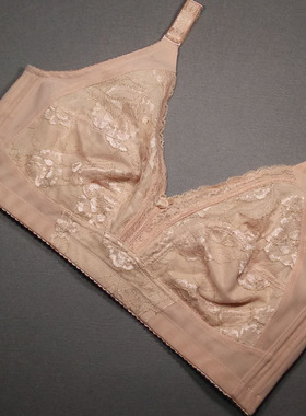 超大罩杯全包文胸超薄杯大胸胖MM44F42G40E38D无钢圈无海绵女内衣