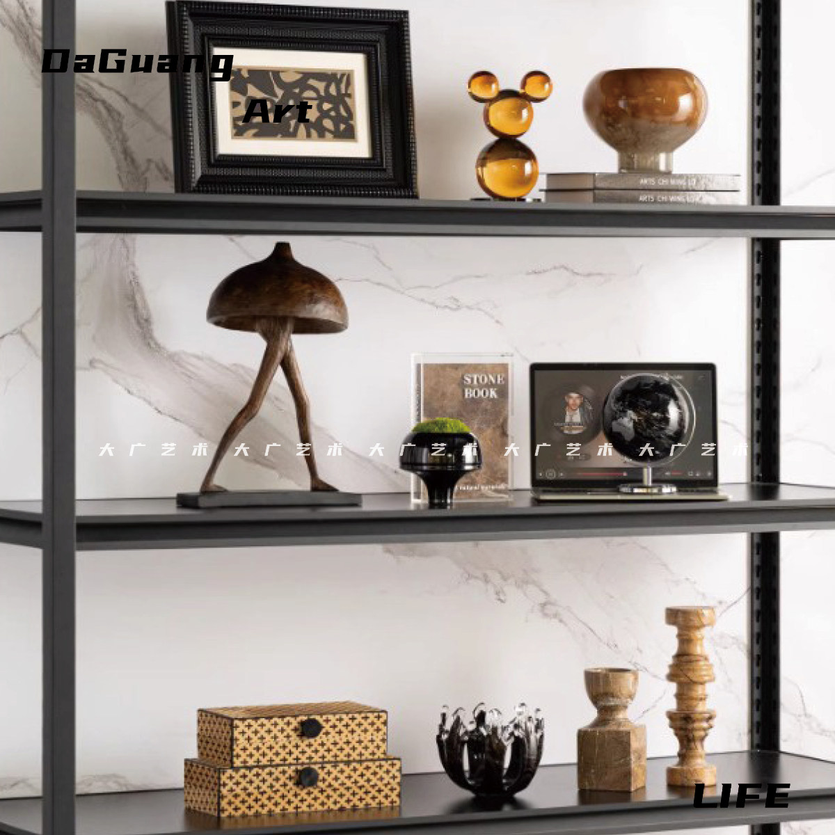 大广 意式轻奢几何创意摆件酒柜电视柜摆件会所别墅陈列软装饰品,家居饰品,装饰摆件,淘宝优惠券,粉丝福利购,淘宝优惠卷