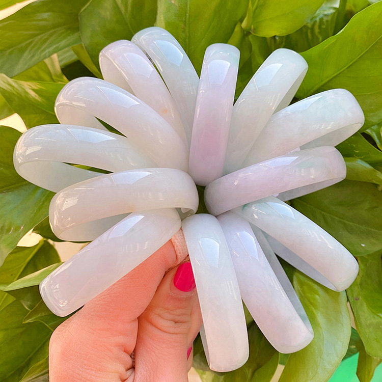 天然翡翠冰种52公主镯正品特价