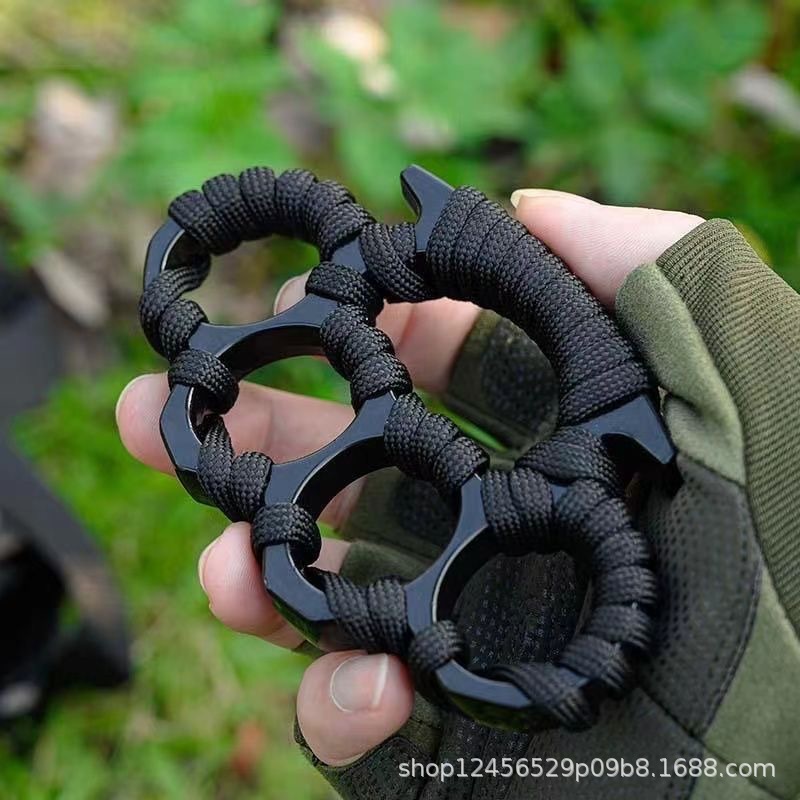 指虎合法防身武器户外拳扣手撑子四指拳套自卫虎指破窗器用品装备