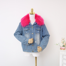 2019冬装新款牛仔派克服女韩版加绒1