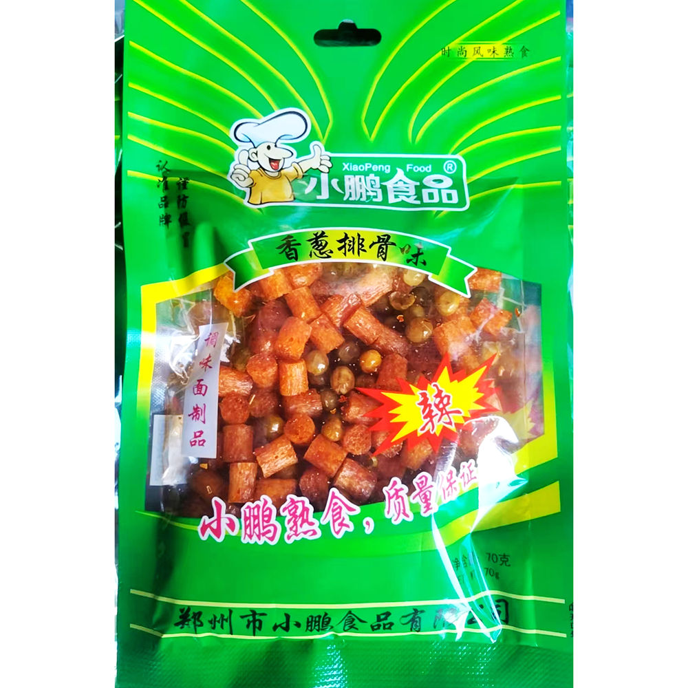 小鹏香葱排骨味麻辣辣条70克
