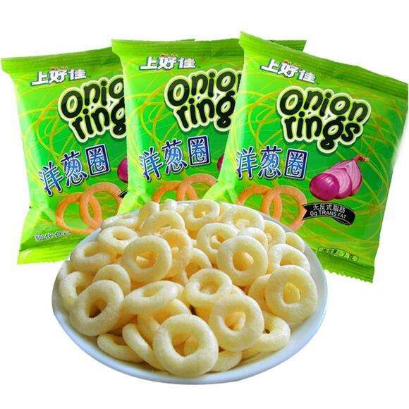 6g*40包上好佳虾片鲜虾片洋葱圈小包膨化零食休闲小吃大礼包包邮
