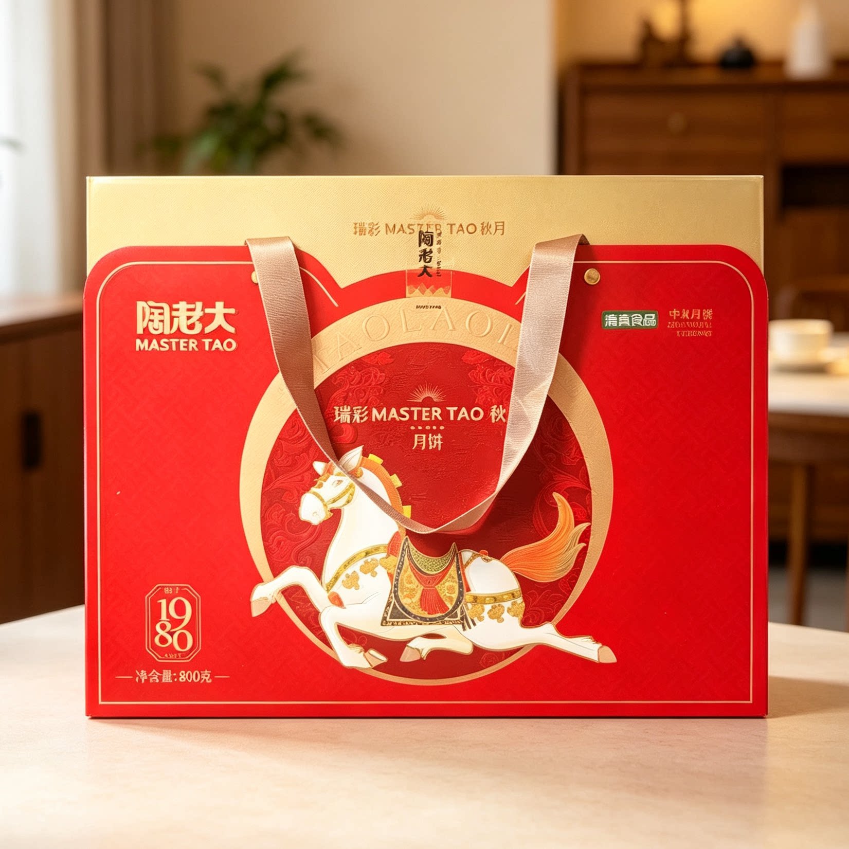 瑞彩秋月清真月饼礼盒中秋送礼