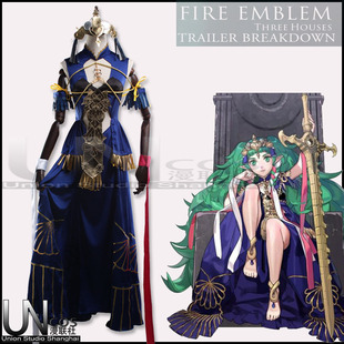 游戏 火焰纹章 风花雪月 Sothis 苏谛斯 套装 COSPLAY服装实拍