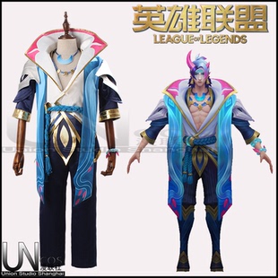 漫联社 英雄联盟 厄斐琉斯 灵魂莲华 cos服 定制