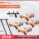 新款 脚踩万向轮移车挪车器撬杠简易移车器物业移车神器镀锌移位架
