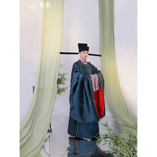 【出租】琉鱼汉服宋公服男款圆领袍宋制官服汉婚礼父亲礼服司仪