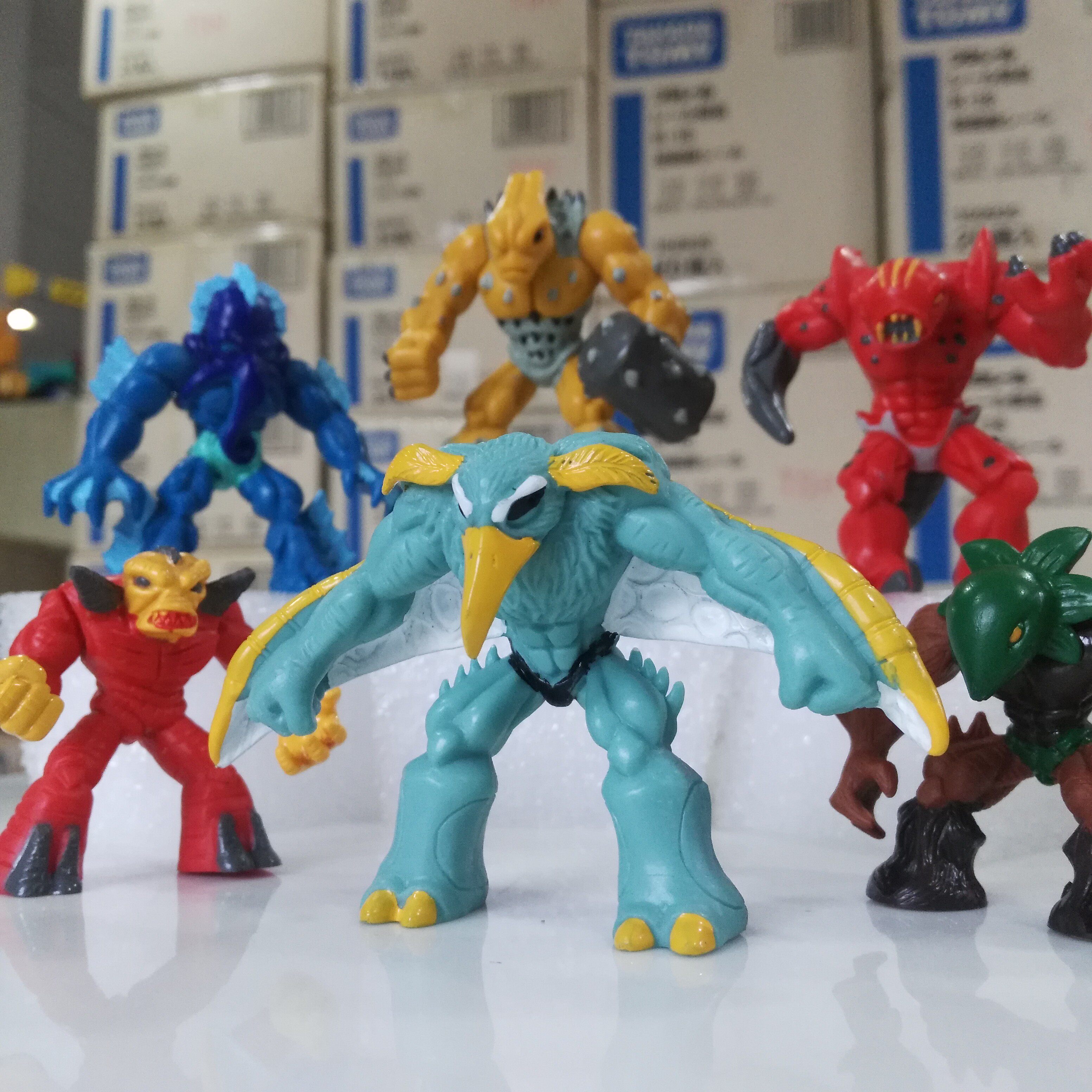 正品高米迪战士 天空部落全套系列怪兽 玩偶 人仔 男孩玩具 摆件