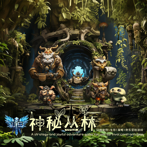 【缺货】【去闲鱼搜】《神秘丛林》桌游2-6人宠物资源区控，捉宠