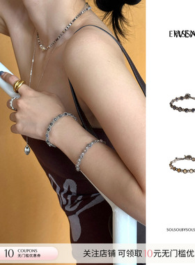 EPISSAGE 26新款轻奢高级感Gemelo Bracelet 编织手链 SOLSOL