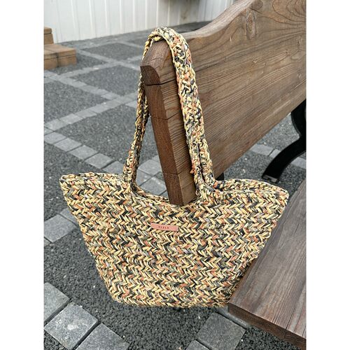 【现货】REREK 设计师 26新品 简约百搭草编花色手提包 SOLSOL