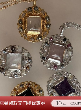 EPISSAGE 26新品水晶玛瑙Aura Kaleido Necklace项链系列 SOLSOL