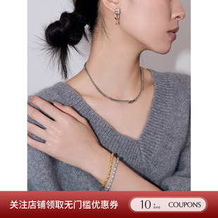 手链 ATELIERSO 网球克拉铜镀项链 26新品 SOLSOL 设计师品牌