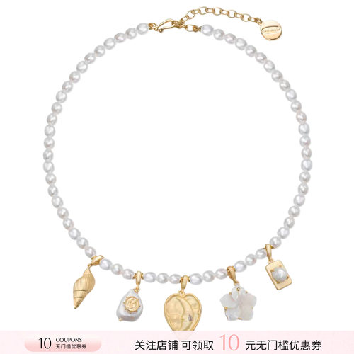 LOST IN ECHO 度假风高级感精致雕花算盘珠多挂坠组合项链 SOLSOL