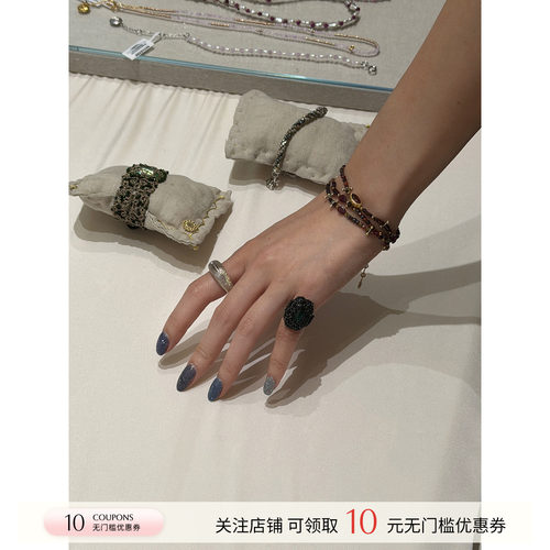 Lorina品牌绿幽灵戒指