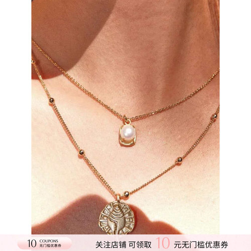 LOSTINECHO硬币手链/叠戴项链