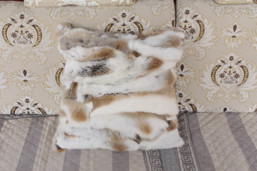 兔毛样板房软装抱枕靠枕抱枕沙发