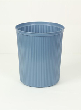 史泰博 YD 塑料圆形垃圾桶/废纸篓 23*23*26.5CM 蓝色