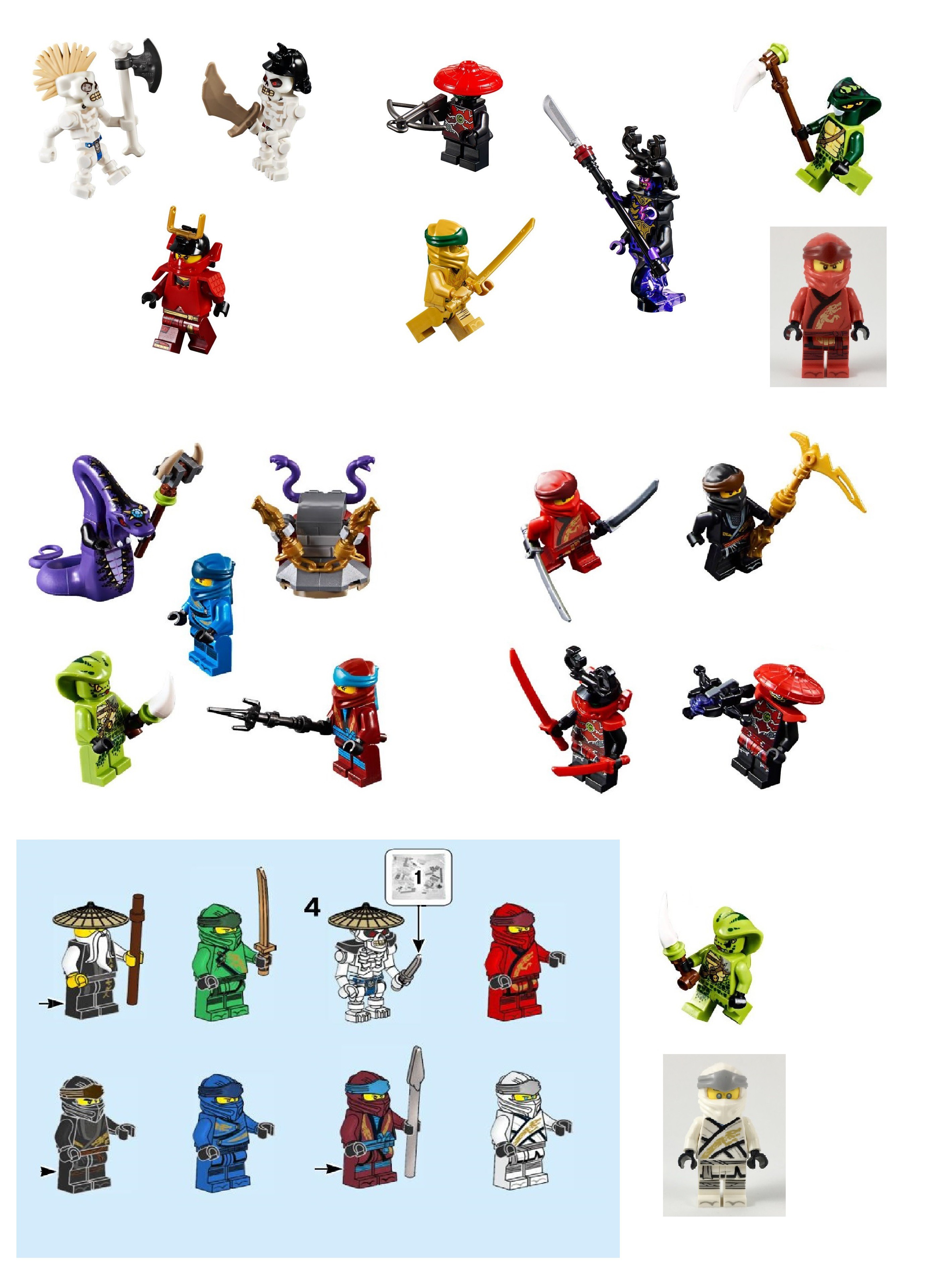 热销1件假一赔十乐高lego人仔幻影忍者