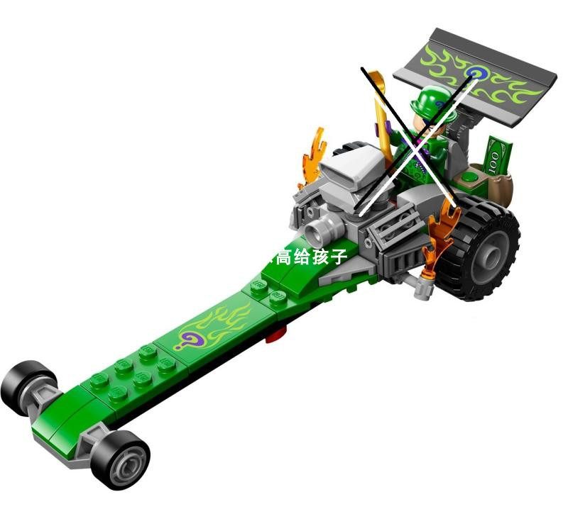 乐高 lego 杀肉 76012 净谜语人赛车 不含人仔 全新正品