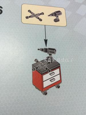 乐高杀肉75912净LEGO工具柜