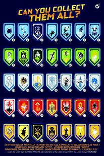 乐高 LEGO 杀肉 70373 未来骑士团 盾牌 第2波