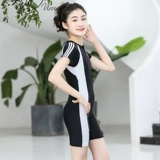 Купальник, раздельное спортивное быстросохнущее боди для школьников, подходит для подростков