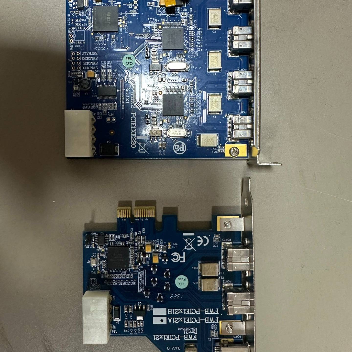 台湾IOI FWB-PCIE1X21A 1张 ，议价 也可为维修！！