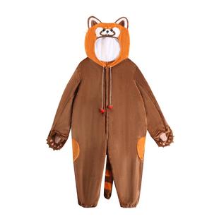 仲花家小熊猫睡衣法兰绒毛绒四季款