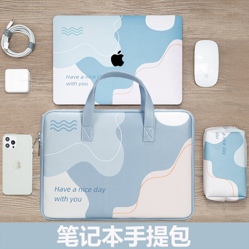 电脑包女14寸手提适用华为matebook13s笔记本matebookxpro16内胆包15点6保护套matebookd荣耀笔记本magicbook