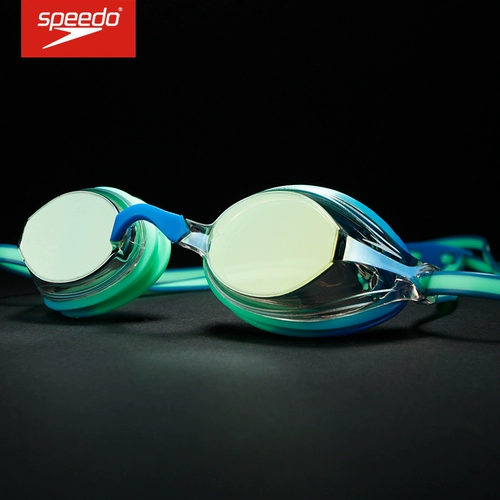 Speedo Spear Tao Competition, покрытие Goggles Youth Swamping Moster High Definition Fog Водонепроницаемое плавание зеркало 6-14 лет.