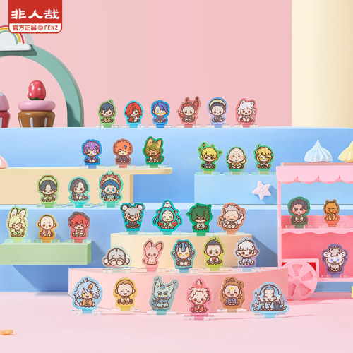 非人哉官方店请你吃糖系列第二弹镭射亚克力立牌盲盒收藏桌面摆件