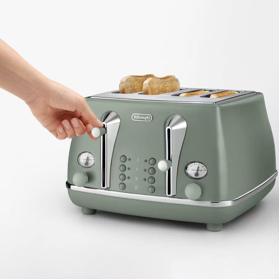 Delonghi/德龙面包机CTO4003BG吐司机多士炉新款4片全自动家用