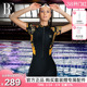 BE范德安连体泳衣女高级感2026新款 泡温泉 游泳馆专用竞速遮肚大码