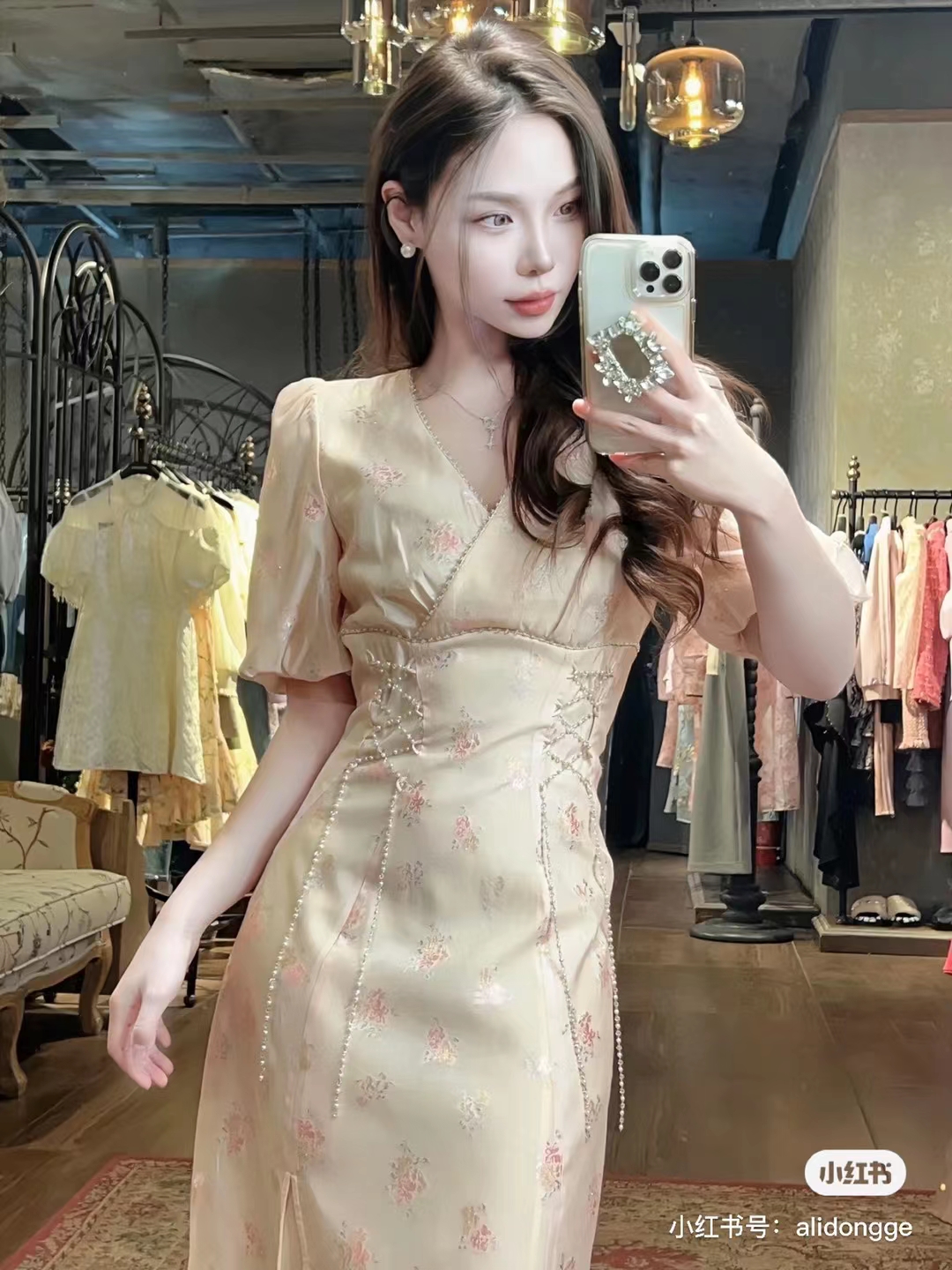 MAXRIENY 国内商场正品代购2023春款连衣裙MC88DR077