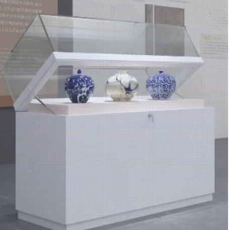 博物馆展柜文物展览柜液压古董字画瓷器陈列展示柜企业展厅柜台
