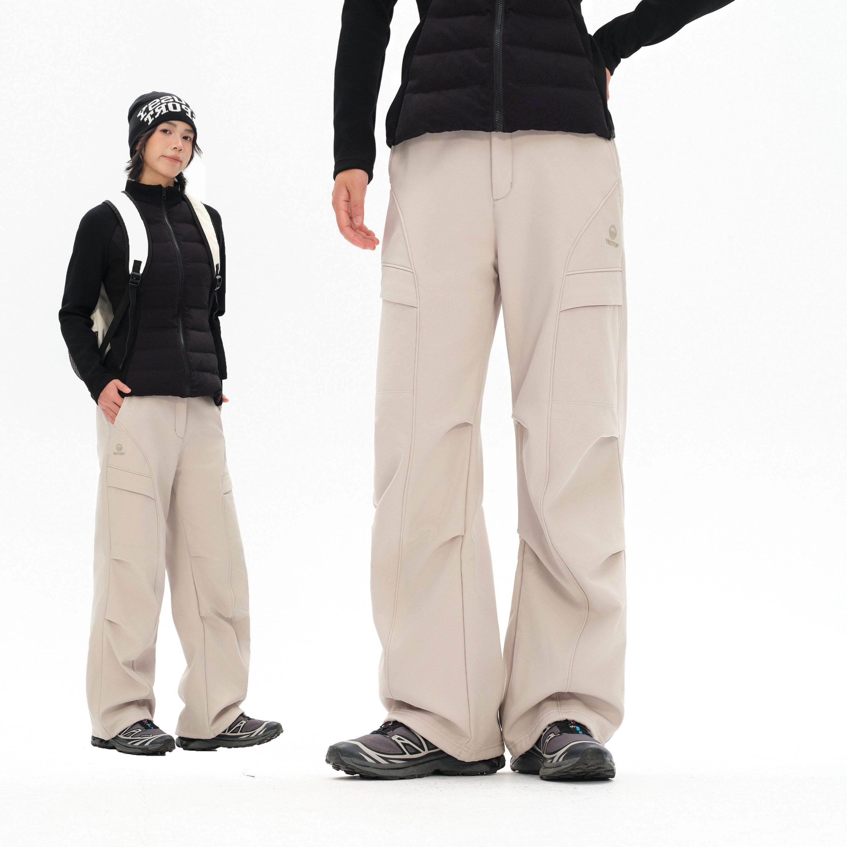 面包与好天气户外防风防泼水软壳冲锋裤女款工装裤加绒徒步长裤男,女装/女士精品,休闲裤,淘宝优惠券,粉丝福利购,淘宝优惠卷