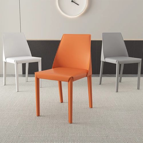 意式极简风网红现代简约餐椅子