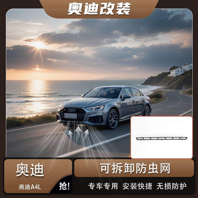 20-25奥迪A4L专用卡扣防虫防尘网