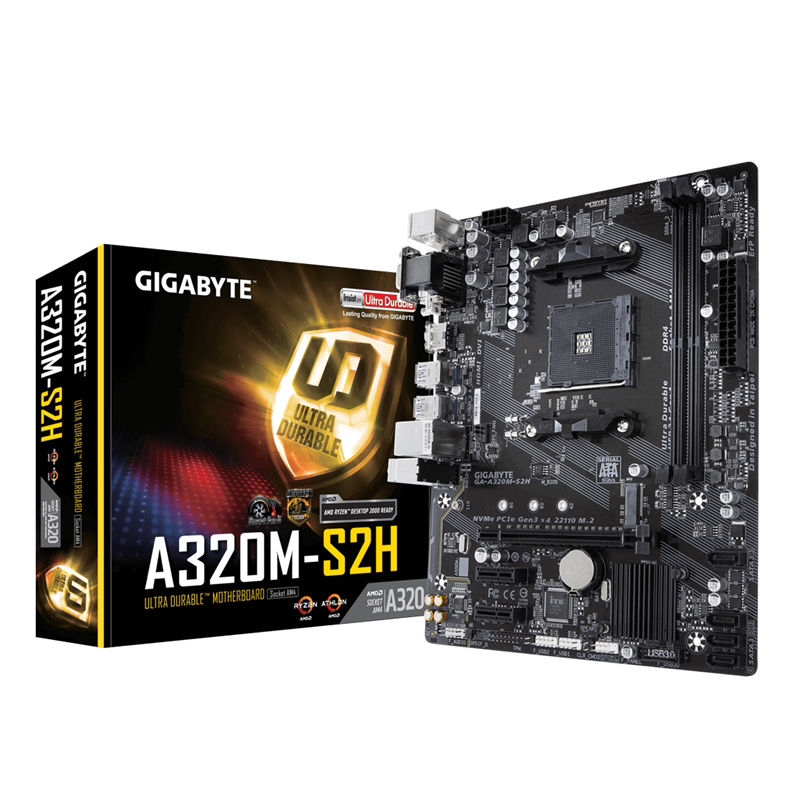 Gigabyte/技嘉 A320M-S2H A320主板 小板 AM4接口 全新盒装|ruв категории компьютерное оборудование/дисплей/Компьютерная периферия, материнская плата - от Buy2taobao.com для оказания профессиональной услуги покупки агента Taobao