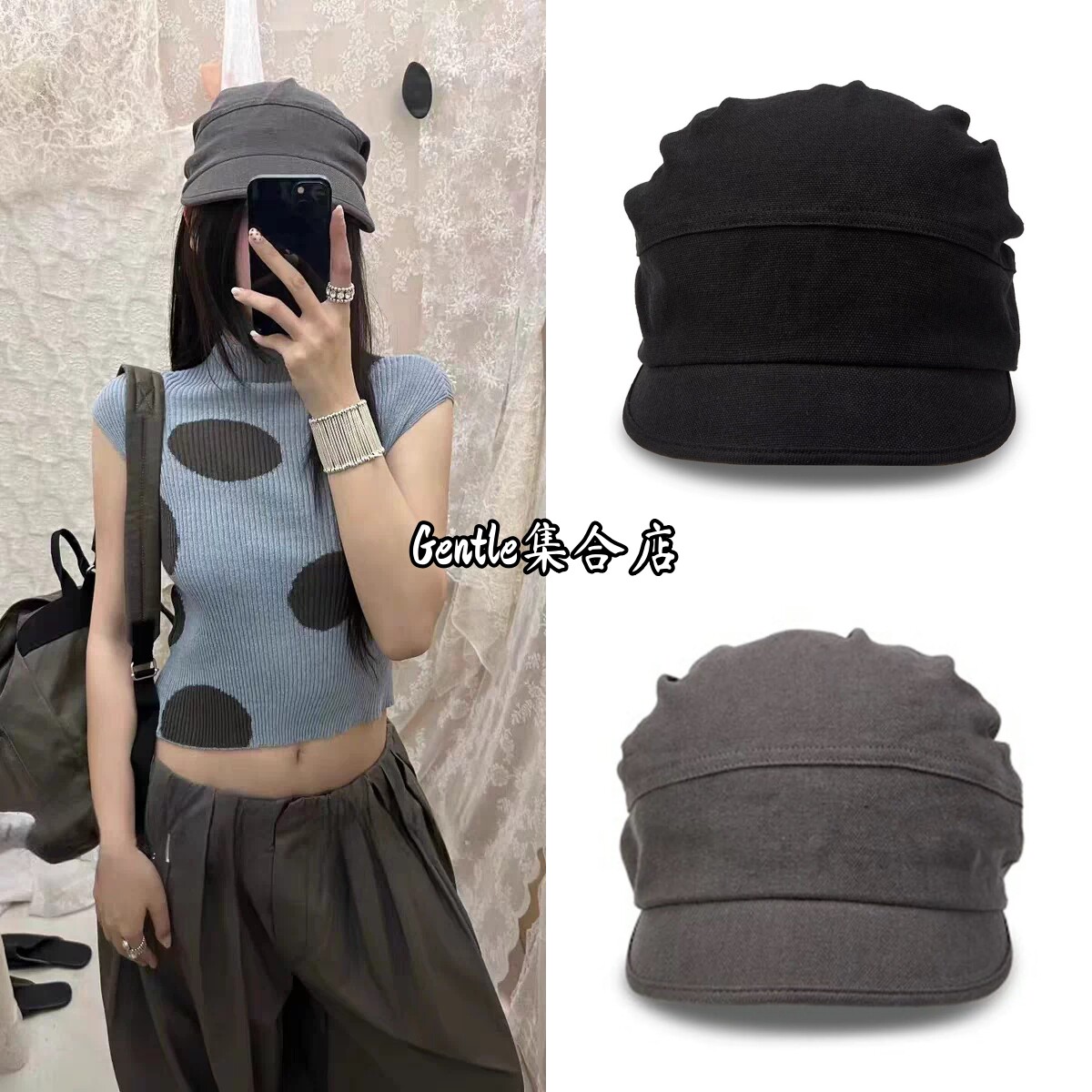 现货 OPEN YY 泫雅同款帽子