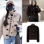 low classic 娜扎同款 现货 羊羔绒皮毛一体双面穿短款 夹克外套