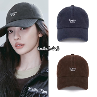 现货 Matinkim 26新款宁艺卓同款通勤字母刺绣棒球帽鸭舌帽遮阳帽