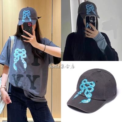 现货 OPENYY 25春季新款设计师品牌蛇年限定鸭舌帽棒球帽男女同款