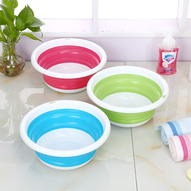 创意可折叠便携式旅游脸盆 户外折叠水盆 洗脚洗脸盆 宝宝脸盆,家庭/个人清洁工具,脸盆,淘宝优惠券,粉丝福利购,淘宝优惠卷