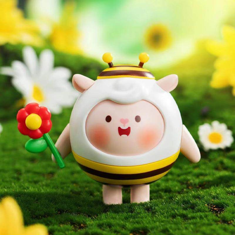 正版青物蛋仔派对dongdong羊拼装积木盲盒手办摆件小玩偶生日礼物