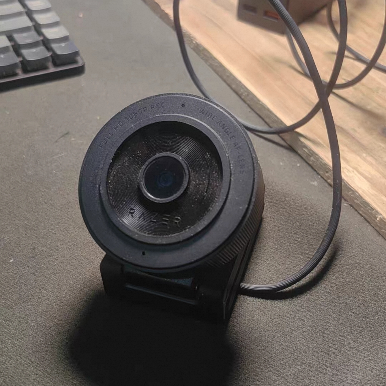 Razer雷蛇KIYO清姬X自媒体摄像头网络会议广角1080P清晰摄像头