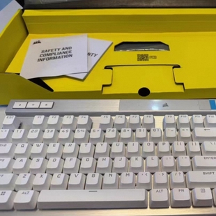 美商海盗船K70PRO RGB白色机械键盘游戏电竞游戏专用有线8K回报率