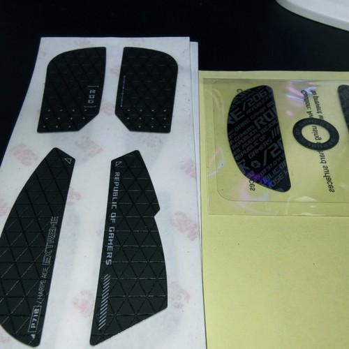 原装配件适用于ROG龙鳞ACE EXTREME鼠标玻璃脚贴防滑汗侧按键贴